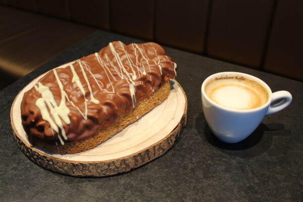 Caramel slof met chocolade groot